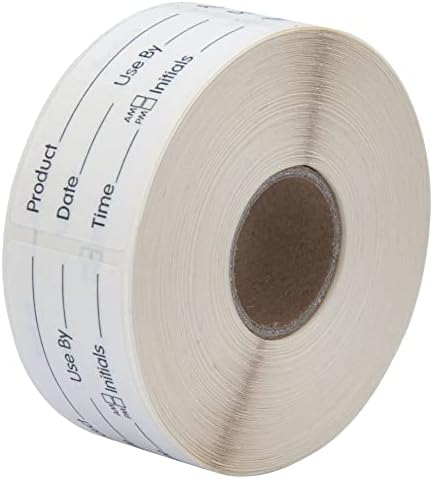 L Liked Blank 1 x 2 Inch Food Rotation Dissolvable Labels 2 Rolls - Image 3