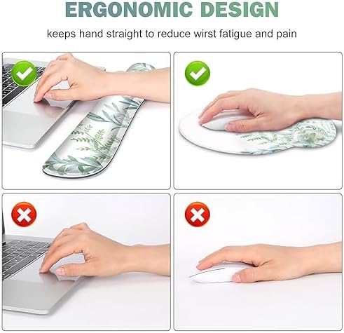 ToLuLu Desk Mat, XXL Large Mouse Pad Wrist Support Set，4 in1 Mousepad - Image 6