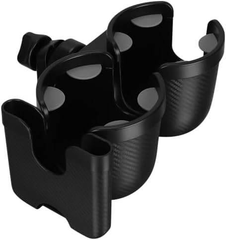 Accmor Stroller Cup Holder with Phone Holder, Bike Cup Holder, Walker Scooter Wheelchair Cup Holder Attachment, Universal Cup Holder for Uppababy Graco Strollers by Accmor