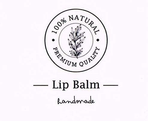 Homemade Skincare Products Adhesive Labels Stickers for Lip Balm Handcream Candle Container Tubes 20pcs (T Lip Balm - Clear Vinyl - Leaf) - Image 2