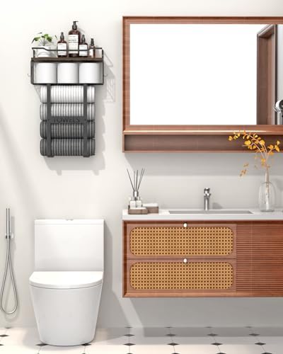 Aetyord Towel Racks for Bathroom Wall Mounted Towel Storage Organize - Image 2