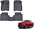 TPE Floor Mats & Cargo Liner for Ford Maverick 2022-2025 2026 (Only for Hybrid) All-Weather Protection | Full Coverage | Odorless Car Mats & Trunk Tray Custom Fit Set Accessories - Black by Unknown