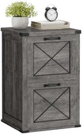 VASAGLE File Cabinet with 2 File Drawers, Printer Stand, Fit A4 Letter Size by VASAGLEbySONGMICSHOME