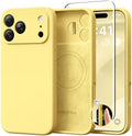 GolbinBox Magnetic for iPhone 18 Pro Case/17 Pro Case, Jasmine Yellow by GolbinBox