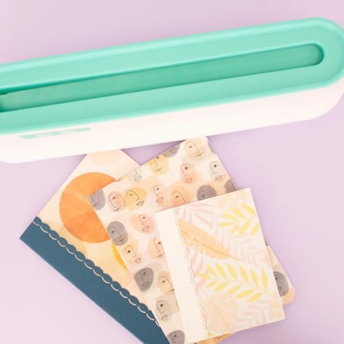 Craftelier - Minty Thermal Binding Machine with 3 Color Binding Spines Set, Book Binder for Scrapbooking Projects, DIY Journals, Notebooks, Documents & Photo Books, 200 Sheets Capacity, Mint & White - Image 5