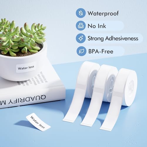 NIIMBOT Label Maker Tape for D110/D11/D101 Label Maker, 15mm x 30mm, White - Image 6
