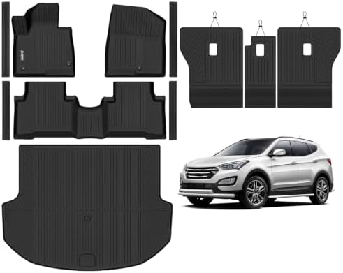 Naibeve Floor Mats for 2013-2018 Hyundai Santa Fe Sport by NAIBEVE-USA
