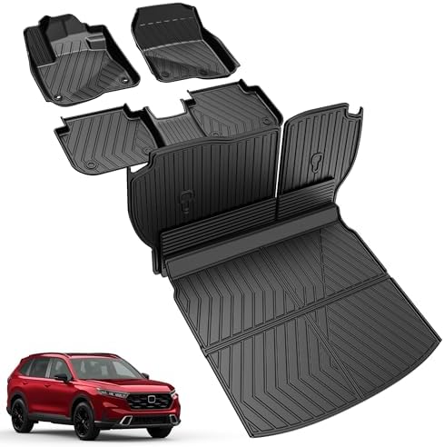 Floor Mats Fit for Honda CRV 2026 2025 2024 2023 (Gasoline & Hybrid) by AOMSAZTO