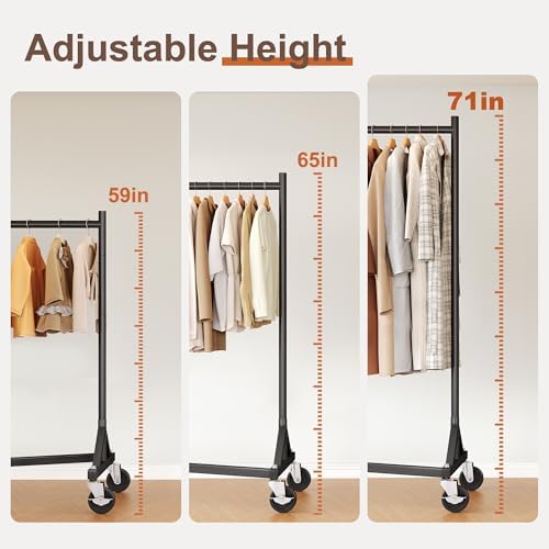 HOKEEPER Z Rack for Clothes Heavy Duty Clothing Rack Hold 500LBS Black - Image 6