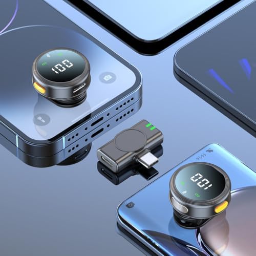 Wireless Lavalier Mic for iPhone,Android,PC,Live Stream, Vlog (H25) - Image 2