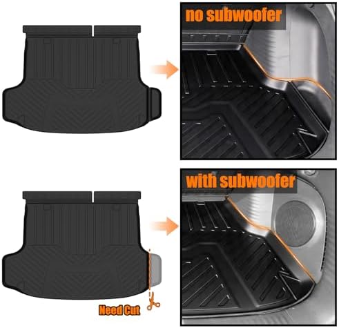 AUXKO All Weather Floor Mats Cargo Mat for 2026 2025 Acura ADX - Image 3