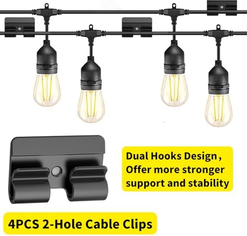 [313Pcs] Cable Management Kit, Reusable Computer Desk Cord Organizer, Black - Image 3