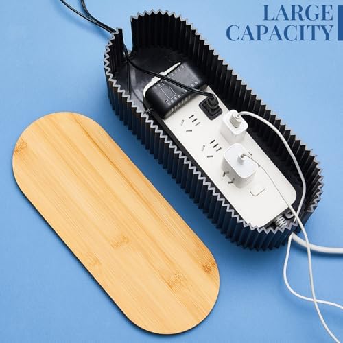 2 Pcs Cable Management Box, Fits Most Power Sockets, 11.8x5.1x4.3 in - Image 5