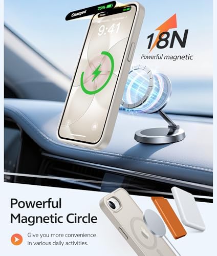FNTCASE for iPhone 17e/ iPhone 16e Case, Fit for Magsafe, Screen Protector - Image 3
