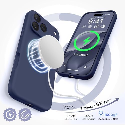 GolbinBox Magnetic for iPhone 18 Pro Max Case/17 Pro Max Case Purplish Blue - Image 5