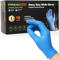 TREEGO Blue Nitrile Gloves, Medium, 6 Mil Medical Exam Gloves, 100 Count by Treego