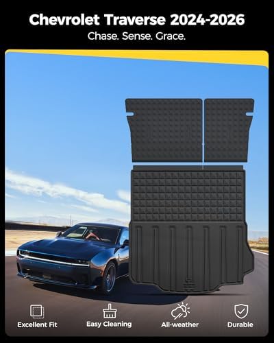 3W Cargo Liner & Backrest Mat for 2024-2026 Dodge Charger EV - Image 2