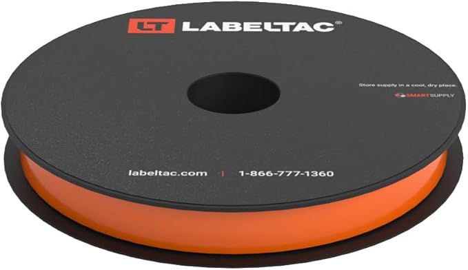 LT4/LT4P/LTPX Label Supply 0.5" x 150' Orange by LabelTac