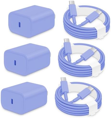 AISNI USBC Charger Block for iPhone 17/16/15 Charger Fast Charging 3 Pack by AISNI