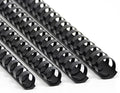 Rayson CR12141618BK Plastic Binding Combs 1/2in. 9/16in, 5/8in, 11/16in, 19-Ring Letter Size, Black Comb Binding Spines, Multi-Size Pack of 80 by RAYSON