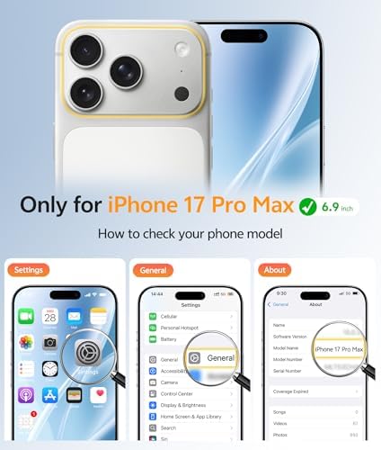 FNTCASE for iPhone 18 Pro Max Case/iPhone 17 Pro Max Case, Screen Protector - Image 2