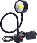 Led Magnetic Work Light 300mm Flexible Gooseneck lamp 500 Lumens 120 Volt for Sewing Machine Lathe Milling Drill Press Industrial Lighting by SSHUNCANDA