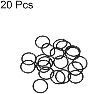 uxcell 20pcs 10x8x1mm Nitrile Rubber O-Rings Metric Sealing Gasket - Image 3