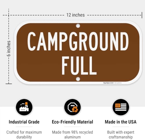 Campground Full Sign, (SI-74787) - Image 3