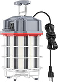 150W LED Temporary Work Light 22500LM 360° Lighting ETL Listed 10' Cable with 120V Plug Portable Hanging Construction Work Lights with ON/Off Switch for Job Site Warehouse Garage Shop Area Lighting by Unknown