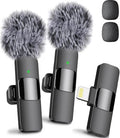 Mini Mic Pro (Latest Model – #1 Microphone for iPhone, Wireless Mini Microphone, Clear Voice, Noise Cancelling, Lavalier Mic for TikTok, YouTube & Interviews (iPhone 14 & Below) by MiniMicPro
