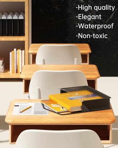 Plastic Expanding File Folder, Black File Folder Organizer Holder - Image 4