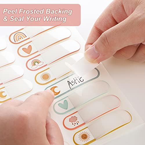 Waterproof Name Labels for Kids Daycare 320 Pcs, Boho - Image 4
