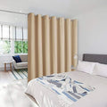 NICETOWN Room Divider Heavy Curtain Screen Partitions, Basement Hospital Medical Clinic Spa Lab Cubicle Divider Privacy Screen, Patio Door Curtain (Biscotti Beige, 1 Panel, 8.3ft Wide x 12ft Long) by NICETOWN