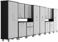 12-Piece Garage Storage Cabinets System Heavy Duty Workshop Set by FLIXELIO