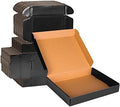 13x10x2 Black Cardboard Boxes - 30 Pack Shipping Boxes for Small Business Mailing, Corrugated Packaging by werfami
