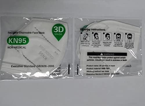 SAROULU 5-Layer Breathable Disposable KN95 Face Masks Respirator Cup Dust Safety Protection Mask - Image 7