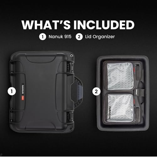 NANUK 915 Pro Photo Kit Case, Waterproof Hard Case, Carry-On - Image 3