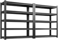 REIBII Garage Shelving 3000 LBS Storage Shelves Adjustable Heavy Duty Shelving Units and Storage Rack for Garage, Basement,2 Pack by REIBII