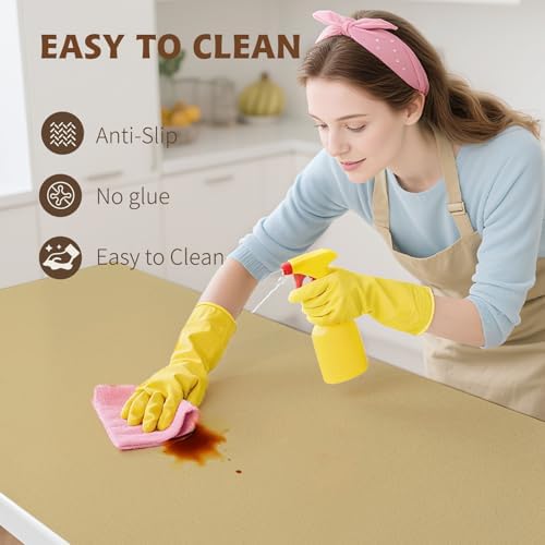 Shelf Liners for Kitchen Cabinets 17in x 30FT, Non Adhesive Cabinet Liner - Image 5