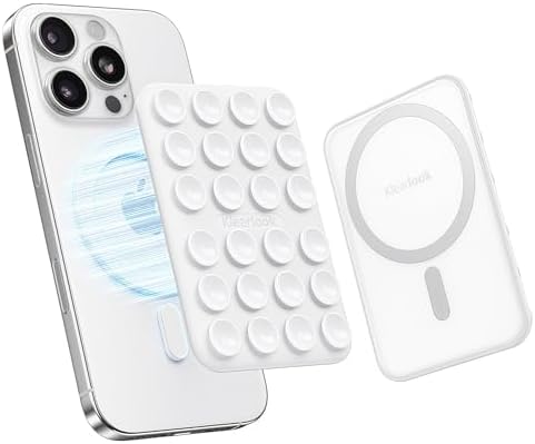 Klearlook Magnetic Suction Phone Mount for MagSafe Case, Classic White by KlearlookMaximizedClarity