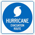 Hurricane Evacuation Route Sign, by SigoSigns