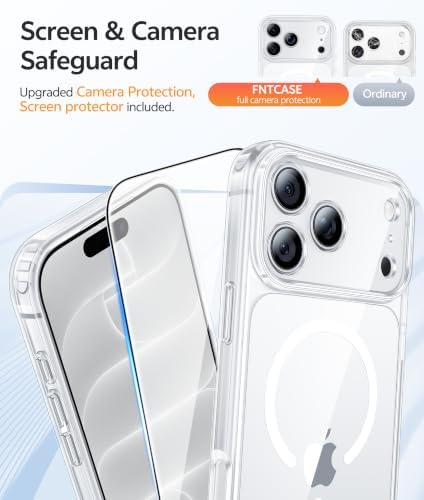 FNTCASE for iPhone 18 Pro Max Case/iPhone 17 Pro Max Case, Screen Protector - Image 4