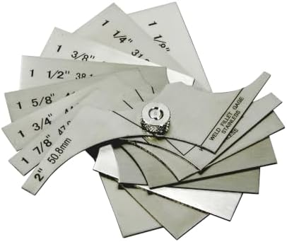 RIVERWELD 8 Piece Fillet Weld Set 1-1/8" increments to 2" Inch RL Gauge - Image 2