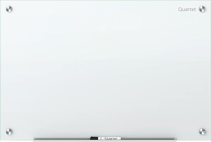 Quartet Whiteboard, Glass Dry Erase Board, Non-Magnetic, Infinity Frameless - Image 2