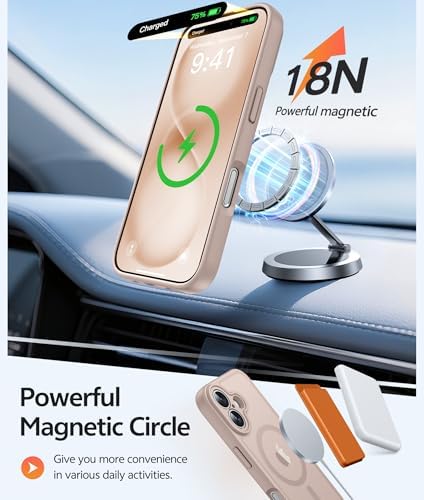 FNTCASE for iPhone 16 Plus Case, Fit for Magsafe, Screen Protector - Image 3