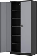71” Tall Metal Storage Cabinet- Steel File Cabinets by Fesbos