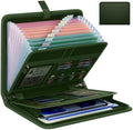 Fireproof Accordion File Organizer, Expanding File Folder with 13 Pockets by Huolewa