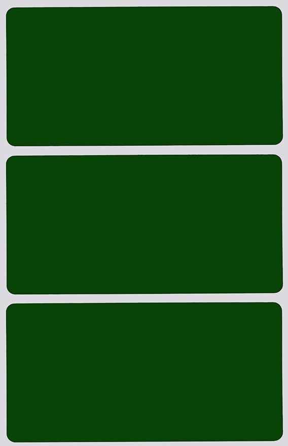 Royal Green Rectangular Stickers Color-Coding Labels by RoyalGreen
