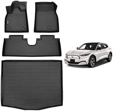 AIPOIL Custom Fit TPE Floor & Cargo Liners Ford Mustang Mach-E 2021-2026 by AIPOIL