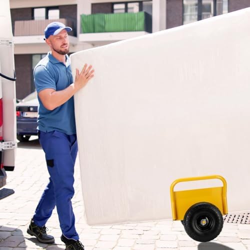 Heavy Duty Panel Dolly Slab Dolly 10 Inch Solid Rubber Tires - Image 6